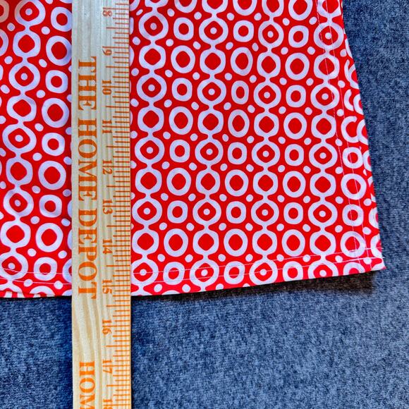 RipSkirt Hawaii sz M  Orange Dot Wrap Mini Skirt Length 1 - Picture 6 of 8